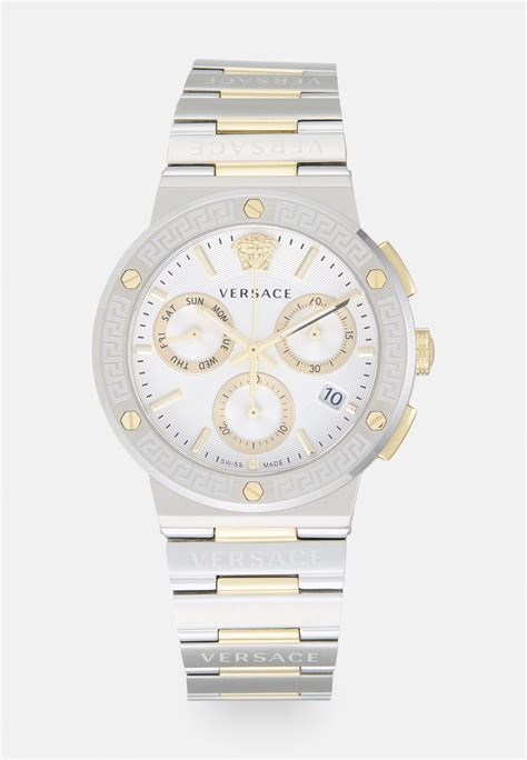 versace greca logo chrono watch|Versace greca dome watch.